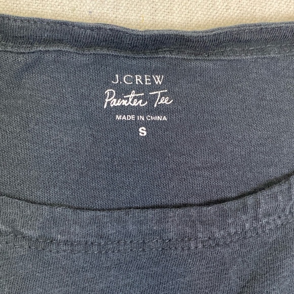 J. Crew Long Sleeve Painter Tee in Black size small - Picture 3 of 4